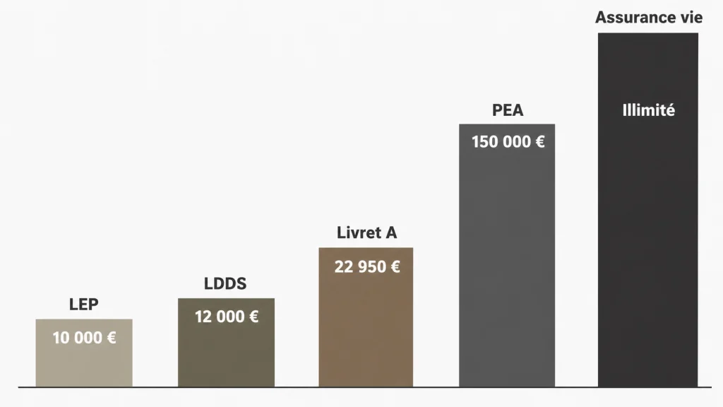 Comparatif des plafonds 2026 : LEP, LDDS, Livret A, PEA et assurance vie sans plafond
